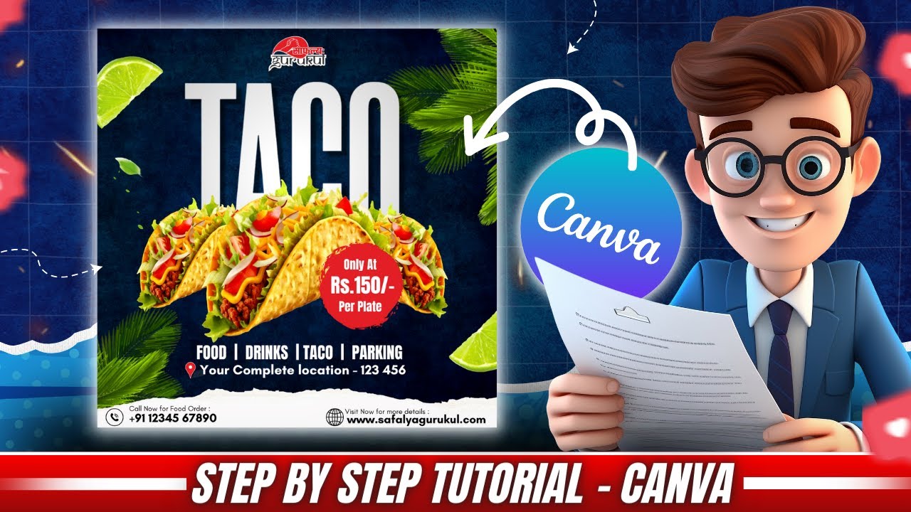 Sample Tutorial Post Image DAY 22 : How to Design Instagram Post with Canva? | Canva Tutorial ...