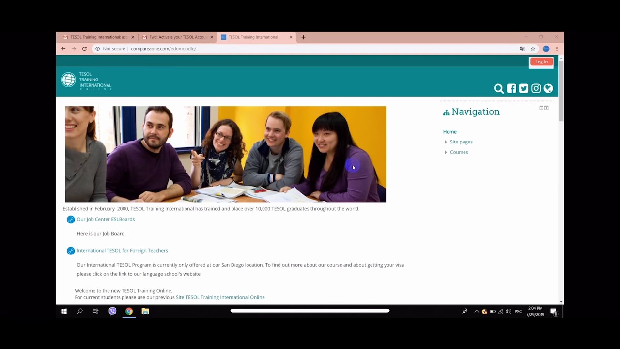 💙Пошаговая инструкция пользования аккаунтом от TESOL Training International💙
