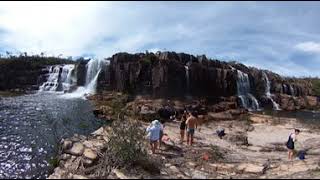 Cachoeira dos Couros em 360º na Chapada dos Veadeiros