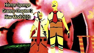 Playing New Horror Sponge Granny Chapter 2: New Mod 2020. Full Gameplay screenshot 2