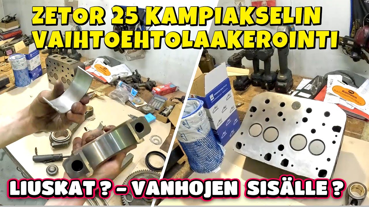 ZETOR 25 - Moottorin osat koneistettu, mitä tehtiin?