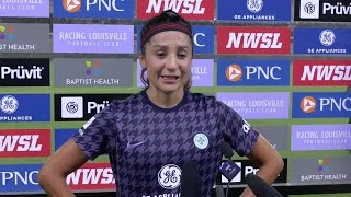 Nadia Nadim's emotional return to Racing Louisville