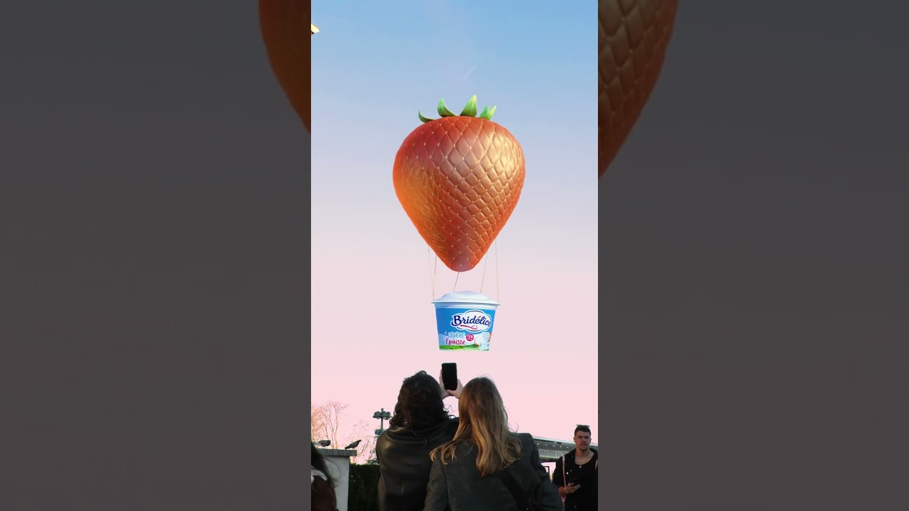 Bridélice débarque dans le ciel de Paris avec sa Montgolfière 🎈