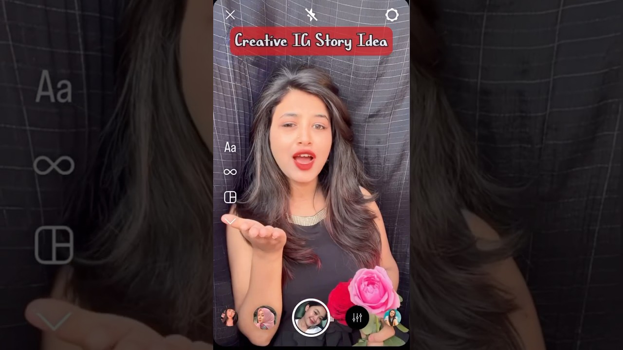 Rose Day 🌹 Photo poses | Valentines Day Creative IG Story ideas 🥰 