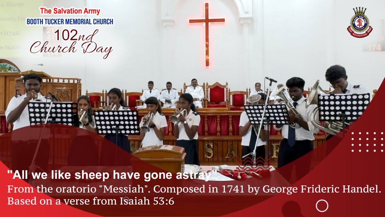 Handel's "All We Like Sheep" by BTMC Brass Band on the occasion of the 102nd Church Day 12-Oct-2025