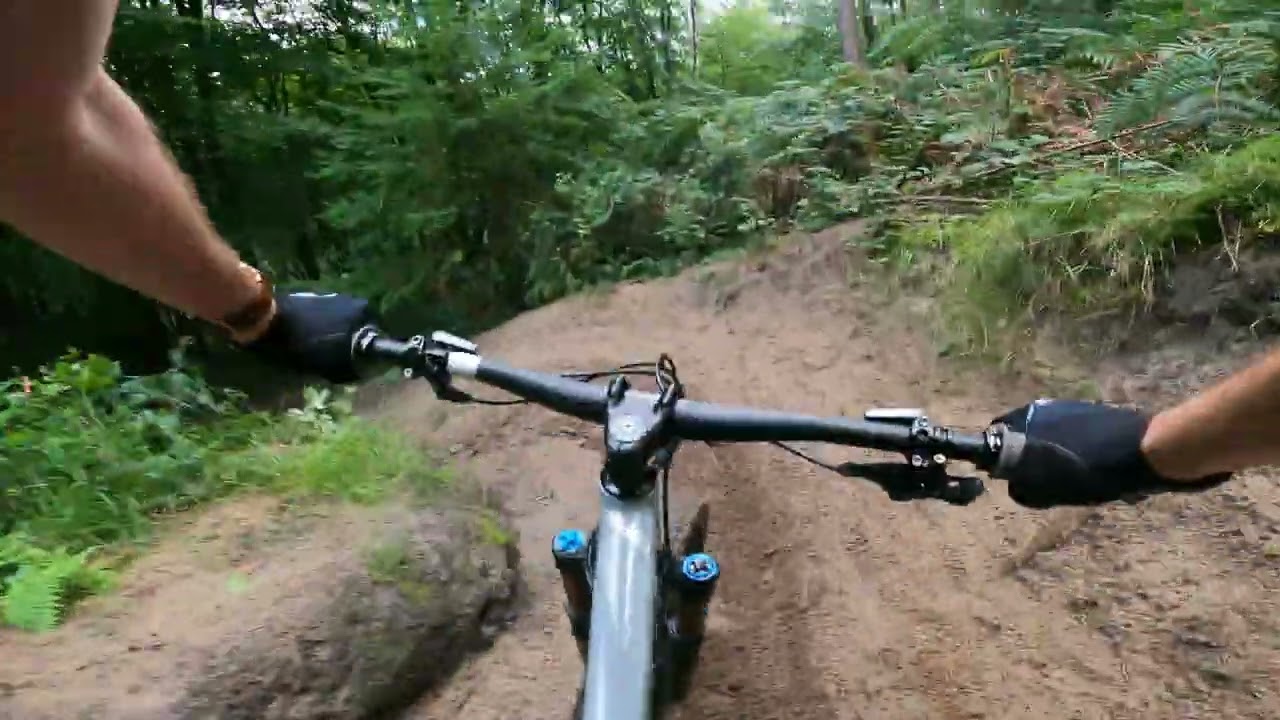 P Plate drop into Triple R Rated at Rogate DH Bikepark