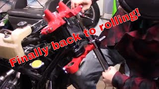 1981 Honda Goldwing GL1100 Part 8 | Front End Reassembly