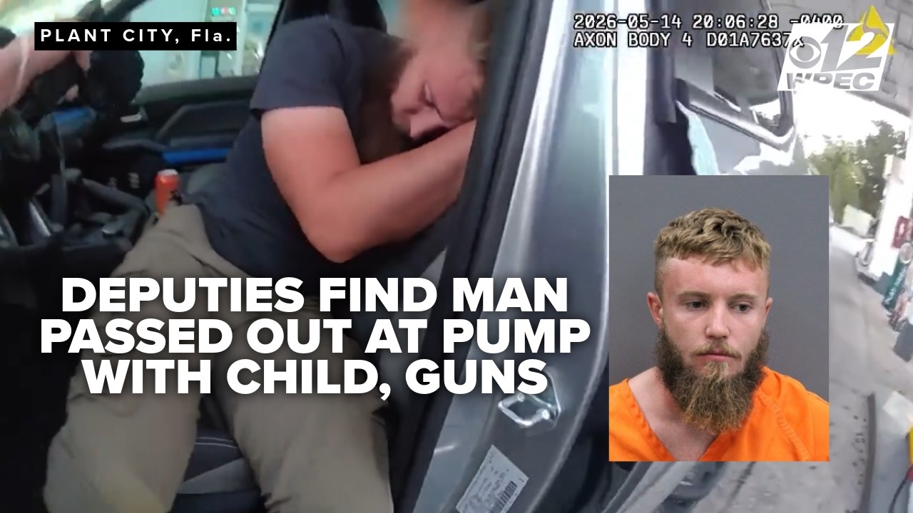 Florida man arrested after deputies find him passed out at pump with ...