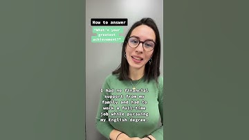 How to answer “What’s your greatest achievement?” during a job interview