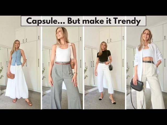 THE ONLY SUMMER CAPSULE WARDROBE YOU'LL NEED (WITH A TRENDY TWIST