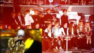 THE BIG 3 (BTS,BP,BB) REACTION TO GD AND CL/SBS GAYO DAEJUN 2016