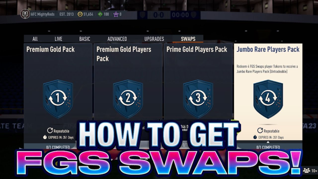 HOW TO GET FGS SWAPS TOKENS! FIFA 23 ULTIMATE TEAM