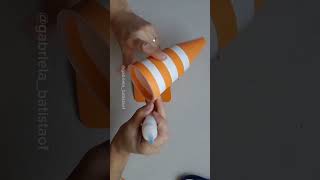 Lembrancinha fácil com copo de Requeijão/shorts