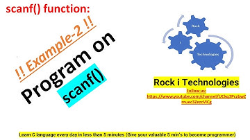 6. C program to read the values from keyboard or input from user - scanf() Example-2