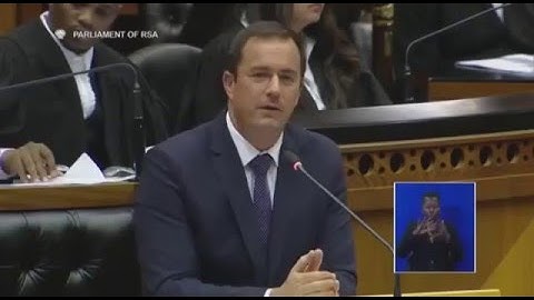 DA's John Steenhuisen grills ANC during SONA debate 2016