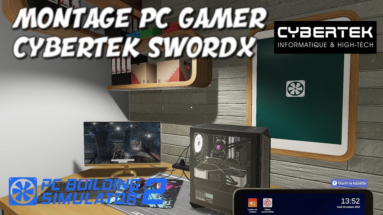 💻[PC BUILDING SIMULATOR 2] MONTAGE PC GAMER CYBERTEK SWORDX 4K60 [FR ...