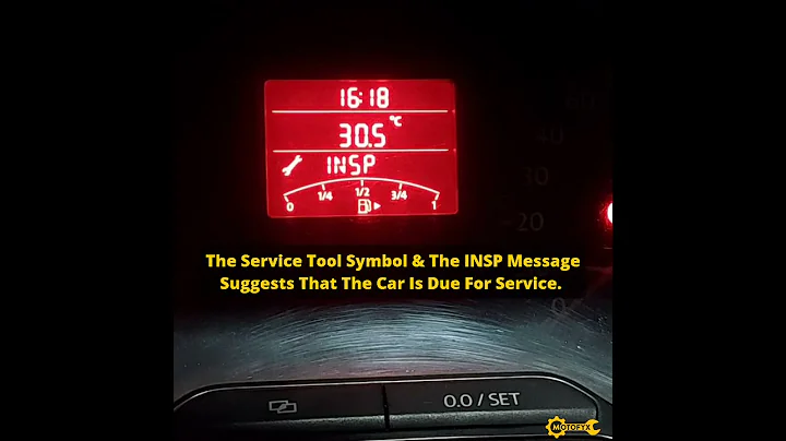 How To Manually Reset Service Indicator On Cluster Meter | Volkswagen Polo | DIY #shorts