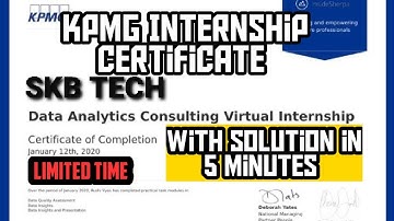 KPMG Free Internship Certificate| With Solution🔥All task Complete| InsideSherpa free internship