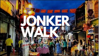 Walk Tour Jonker Night Walk, Bandar Hilir Melaka | Enjoying Night life in Melaka CNY 2022