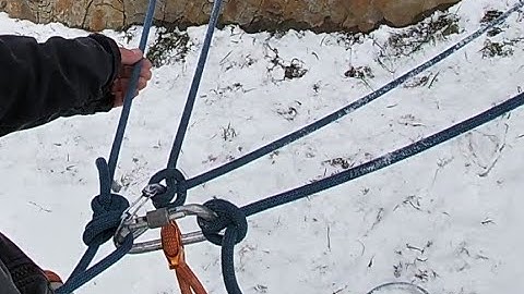 HOW TO BUILD A MULTI-ANCHOR BELAY ON LOOSE ROCK