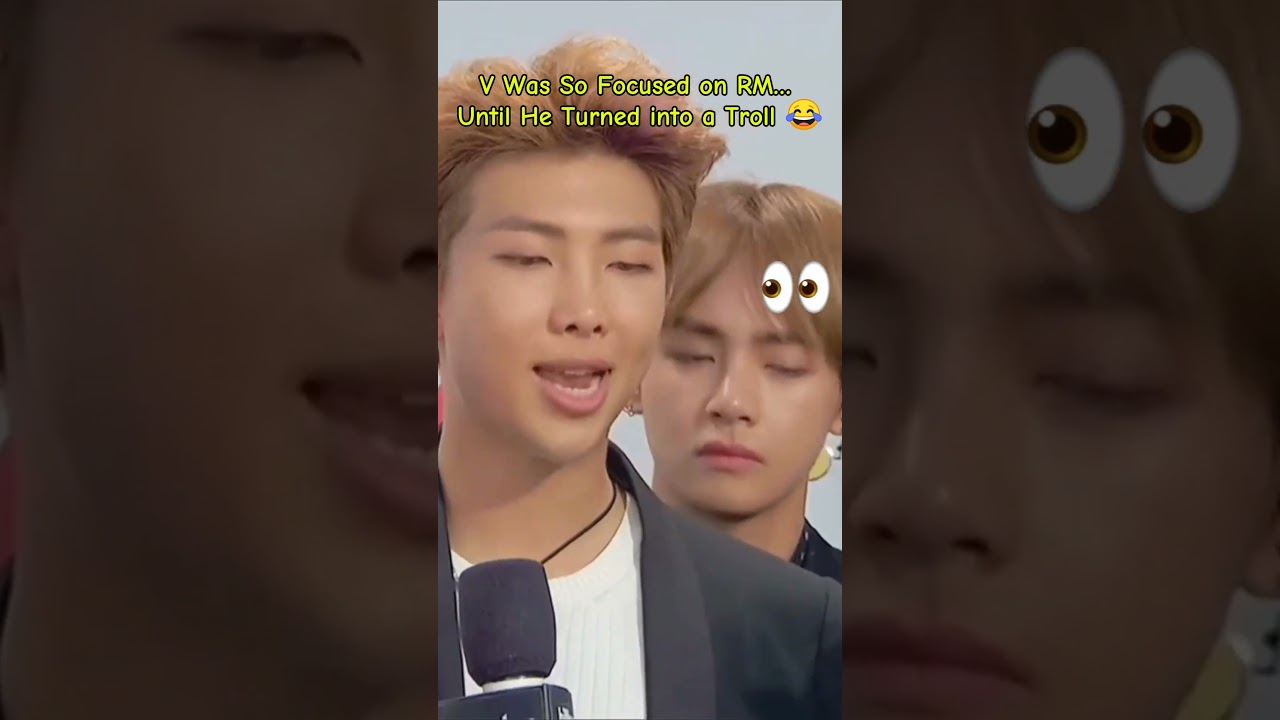 V Went From Listening to Trolling RM 😂💜 