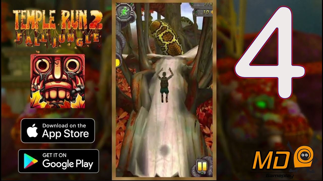 Temple Run 2 Online: Jungle Fall Game - GamePlay Walkthrough 