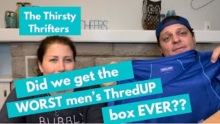 ThredUP Men&#39;s Rescue 25 Pounds for $110 Unboxing Video | Making Money Online | eBay Sellers