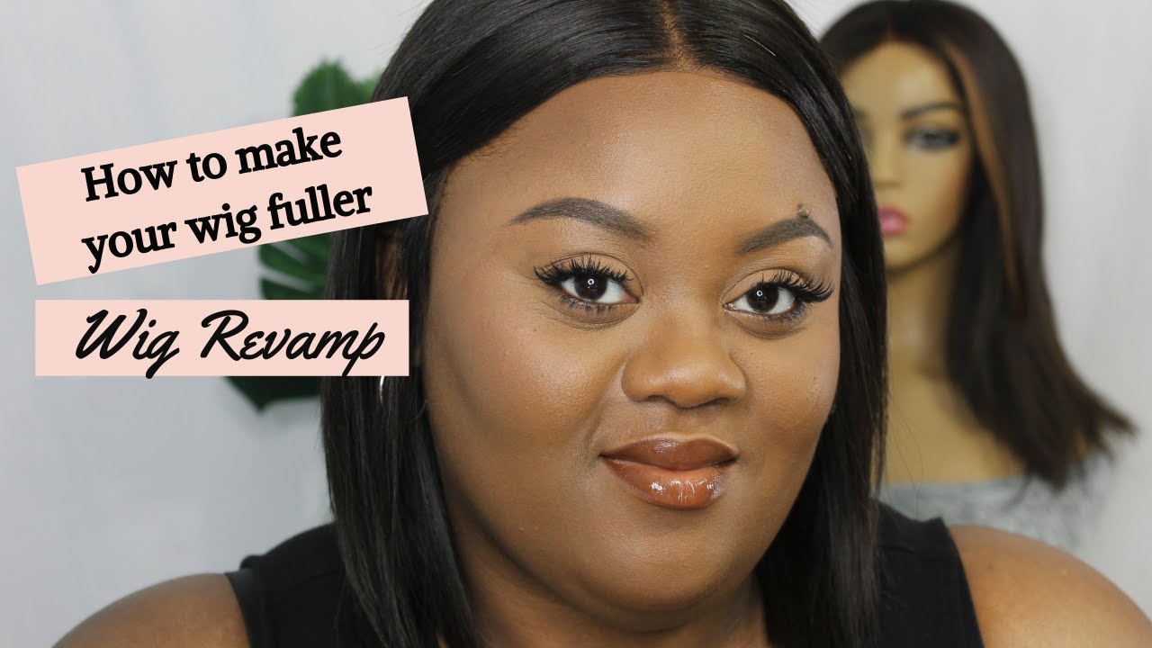 How To make your wig look fuller Add Hair To Your Wig