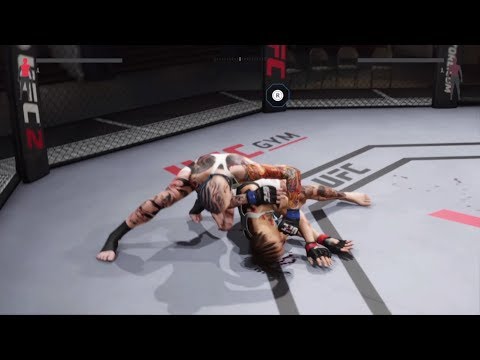 April topples Steffanie (UFC 2: Ryona Edition)