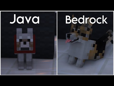 Java vs Bedrock!? Cool Mob detalization!
