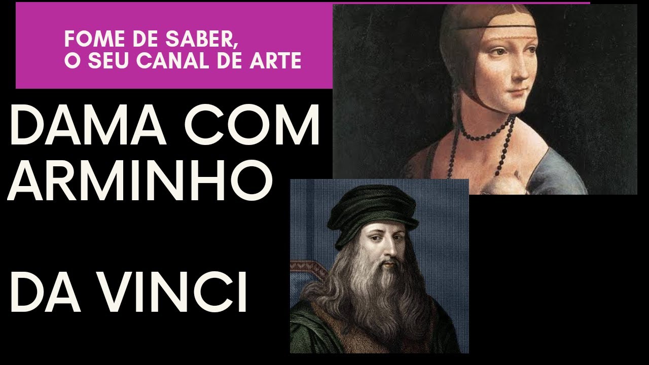 Quadro Dama Com Arminho Leonardo Da Vinci