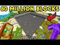 REMOVING 80 MILLION BLOCKS in Minecraft Hardcore (Hindi)