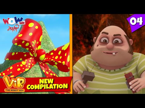 शक्तिशाली रोबोट 04💥| Superhero Vir 🤖| Vir The Robot Boy in Nepali | वीर रोबोट केटा | Nepali Cartoon