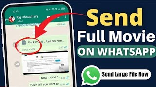 How to send long video in WhatsApp whatapps sa long वीडियो कैसे भेजें .whatsappwhatsappstatus