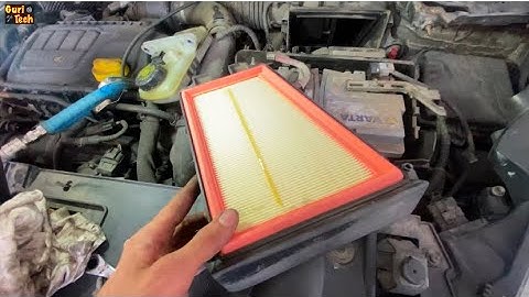How to replace Renault grand scenic 3 air filter 