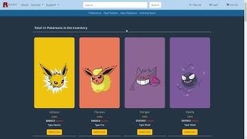 Pokemon E-Commerce Spring Boot Project Demo