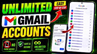 Unlimited Gmail Account Creation | Easy Working Method Guide 2026 ✅ | No Phone Number