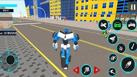 US Drone Robot Transform Robot War Game Android/ios - Gameplay