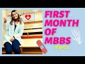 First Hospital Experience | First Month of MBBS Completed  🩺