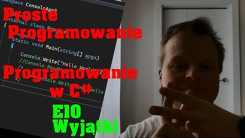 Programowanie w C# - E10 - Wyjątki
