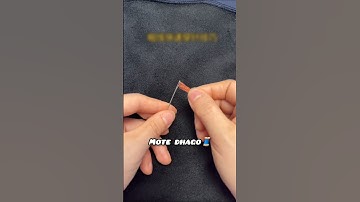 How to insert wool in a needle easily 🫂💀 #shorts #tricks #viral #new #fashion