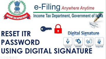 How to Reset Income Tax Password|Latest|Using DSC?|Income Tax Password भूल गये?