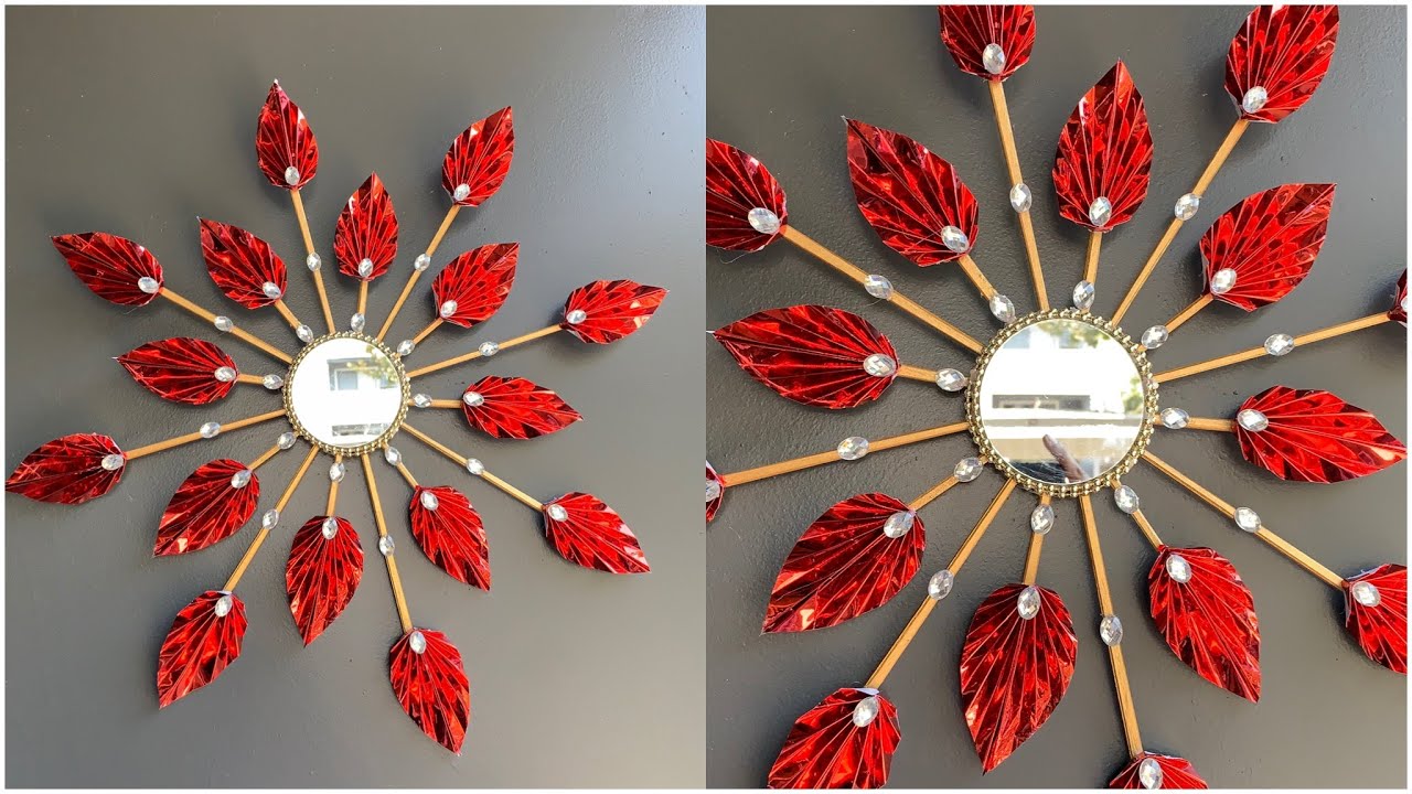 DIY wall hanging using gift bag/ Super simple wall hanging/ Crafts using gift bags