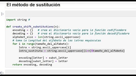 ¿Cómo codificar por sustitución con python?