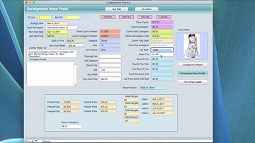 Consignment Store 4 - Consignor Data Part 2