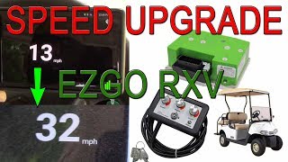 EZGO RXV Speed Upgrade - Navitas TAC 2.0 Controller Installation and Review