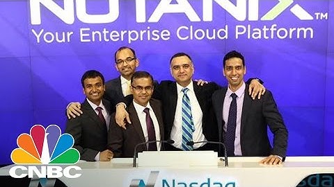 Nutanix Makes Its Public Debut | CNBC