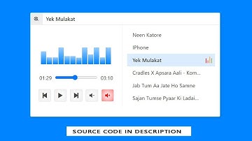 Create a Music Player using JavaScript | Music Player in HTML CSS and JavaScript