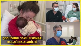 Mucize Anne, Kovid Yüzünden Üç Kez Ölümden Döndü, Bebeğini 36 Gün Sonra Koklayabildi