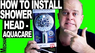 How To Install Shower Head  Aquacare